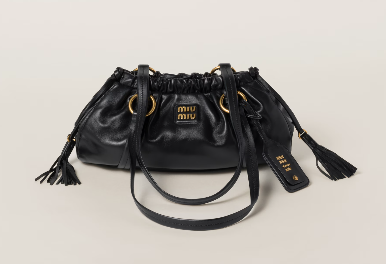 バッグ・カバンその他 Miu Miu JOIE BAG 送料無料》 MIU MIU Nappa leather Joie bag (MiuMiu/バッグ
